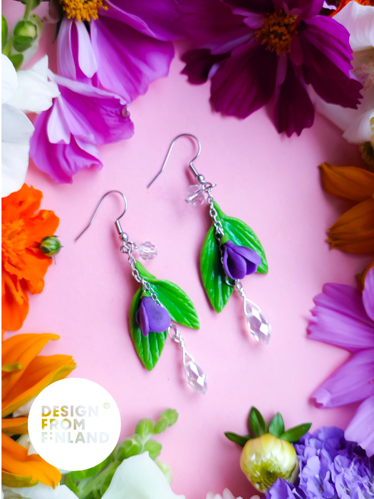 Tulip-earrings-small-violet