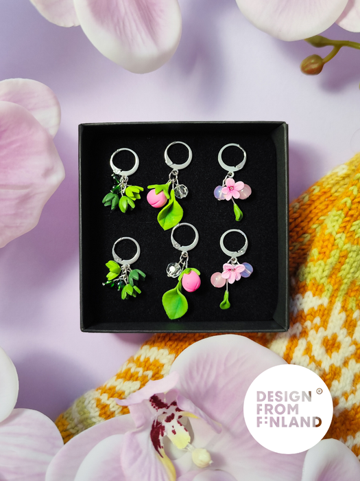 Fairy forest stitch marker set