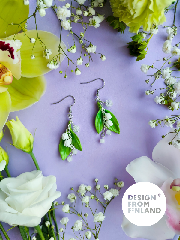 Lily of the valley earrings