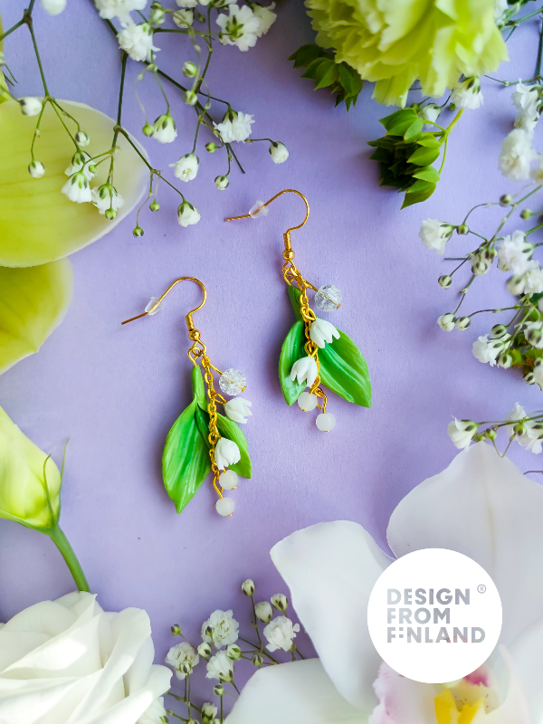 Lily of the valley earrings
