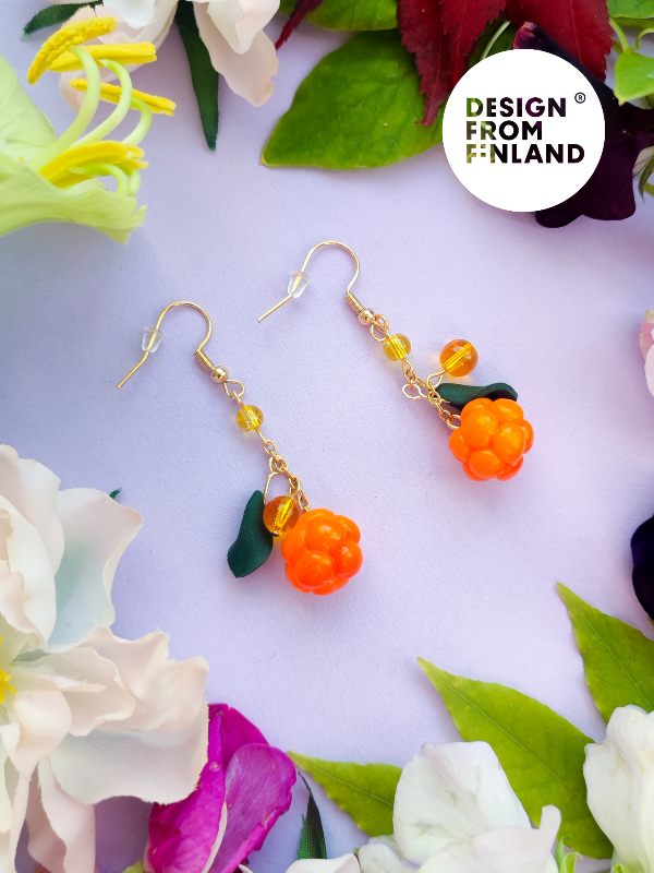 Cloudberry earrings