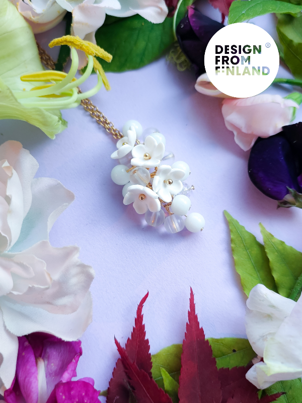 Frost flower necklace