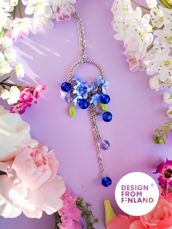 Forget me not necklace