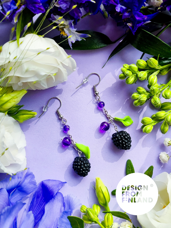 Blackberry earrings