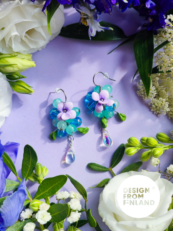 Wonder violet earrings