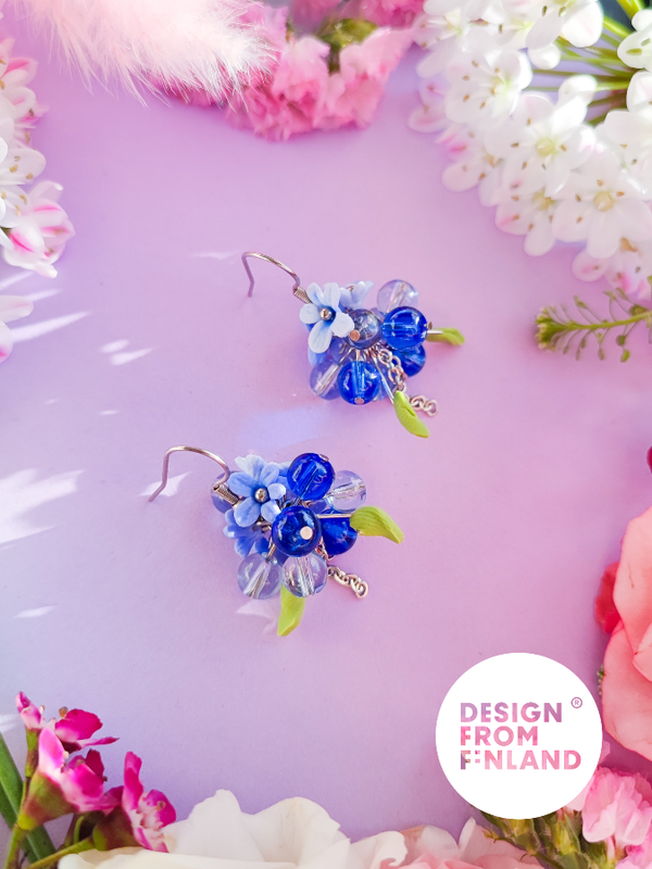Forget me not earrings