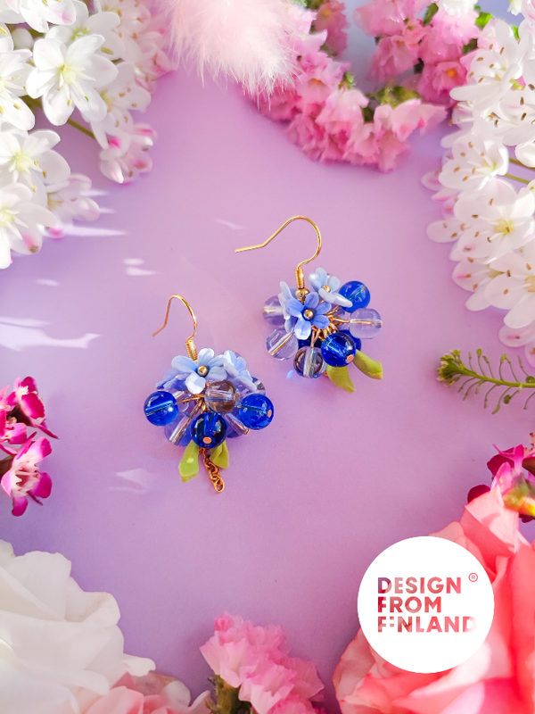 Forget me not earrings
