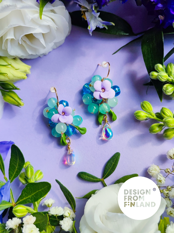 Wonder violet earrings