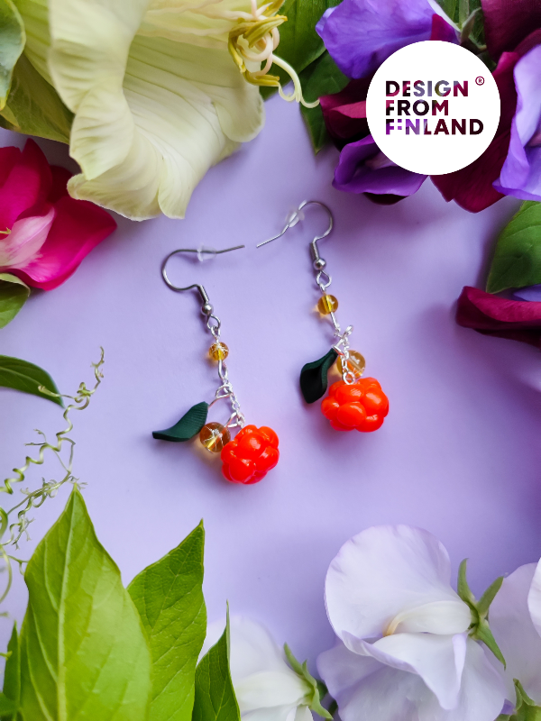 Cloudberry earrings